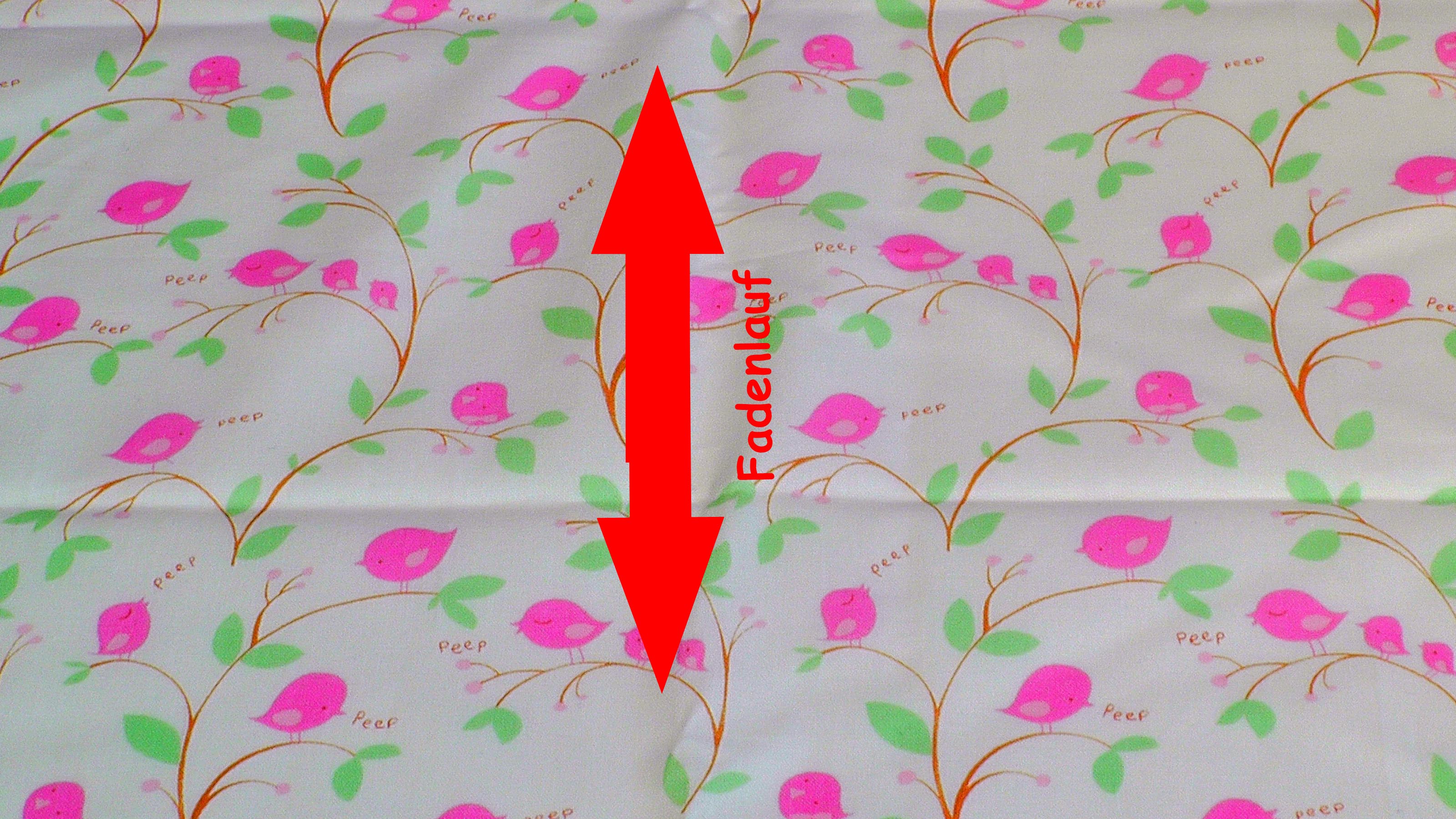 Die Sache mit dem Fadenlauf › Nähen für Anfänger!