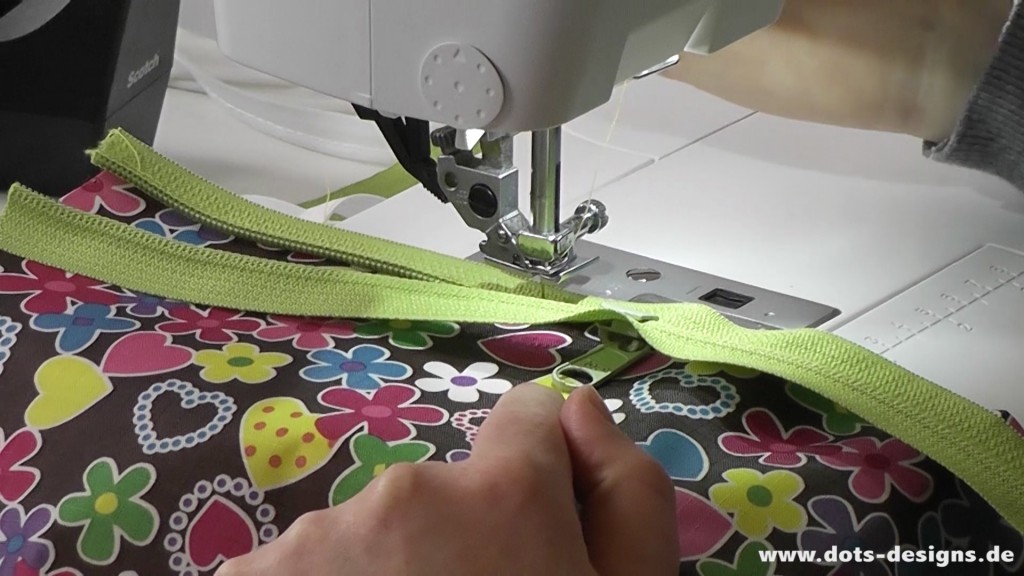 So nähst am Zipper vorbei