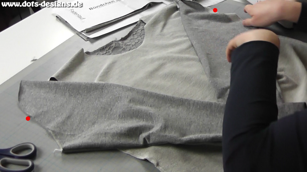 Ärmel an Shirt nähen